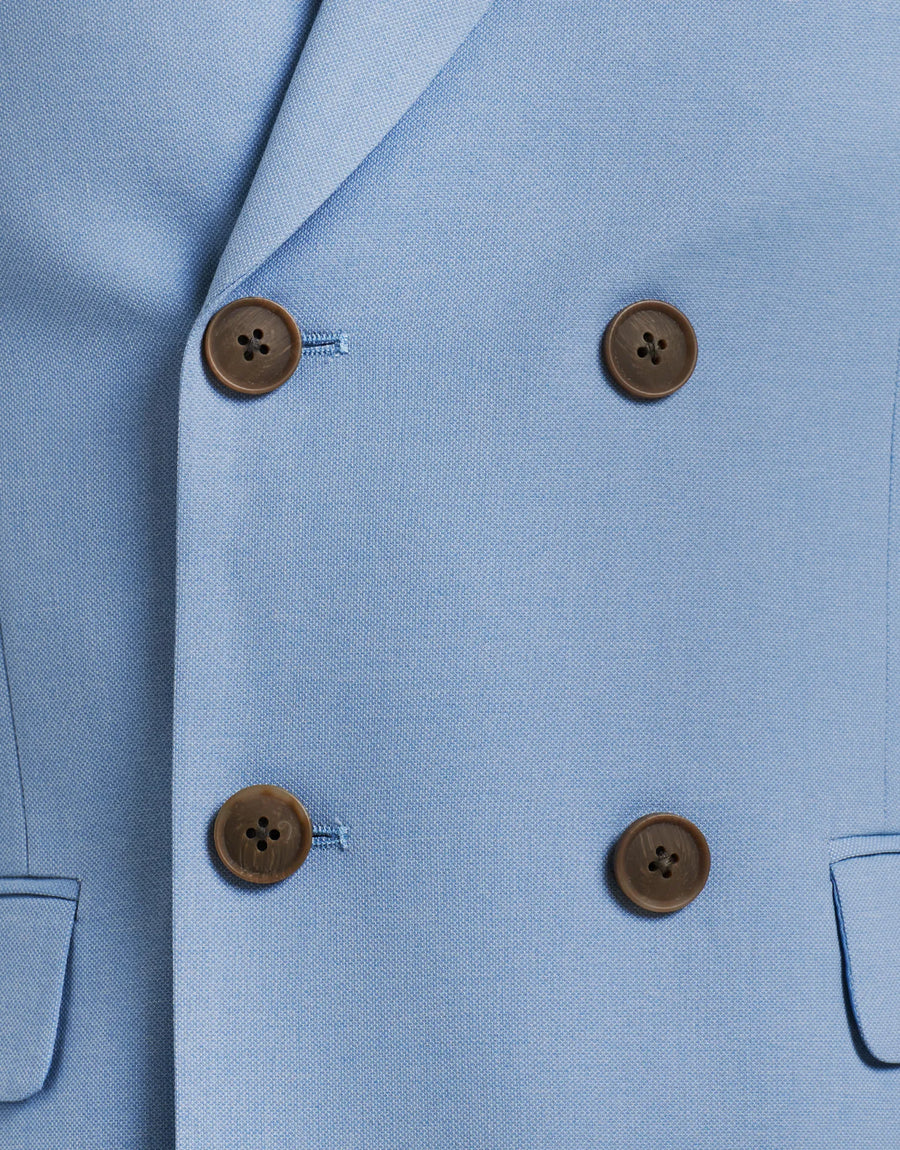 AMERICANA TRAJE CRUZADO MEZCLILLA