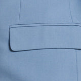 AMERICANA TRAJE CRUZADO MEZCLILLA