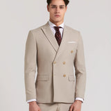 AMERICANA TRAJE CRUZADO MEZCLILLA