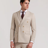 AMERICANA TRAJE CRUZADO MEZCLILLA