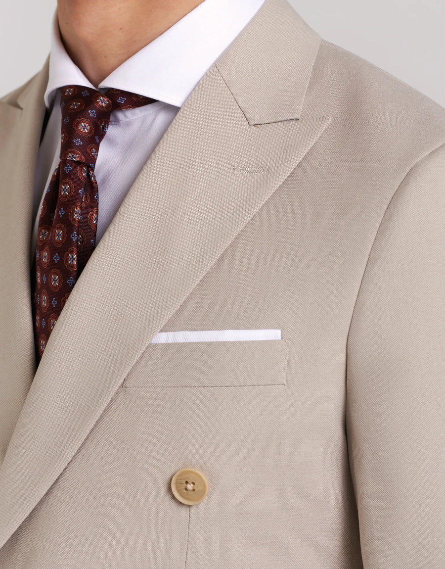 AMERICAN DOUBLE-BREASTED DENIM SUIT