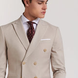 AMERICANA TRAJE CRUZADO MEZCLILLA