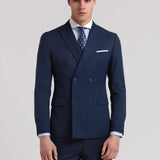 AMERICANA TRAJE CRUZADO MEZCLILLA