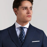 AMERICANA TRAJE CRUZADO MEZCLILLA