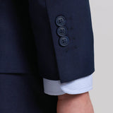 AMERICANA TRAJE CRUZADO MEZCLILLA