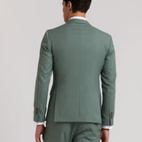 AMERICANA TRAJE CRUZADO MEZCLILLA