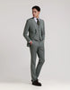 PARROT EYE PATTERN SUIT TROUSERS REGULAR FIT