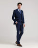 PARROT EYE PATTERN SUIT TROUSERS REGULAR FIT