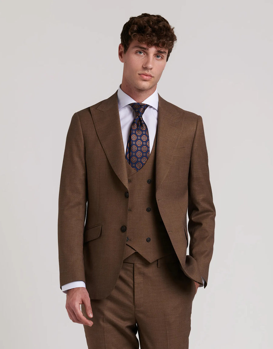 AMERICANA TRAJE ENTALLADA SOLAPA PUNTA