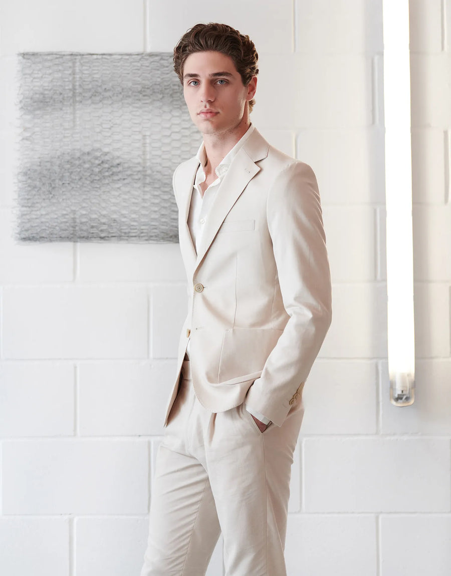 AMERICANA TRAJE LINO