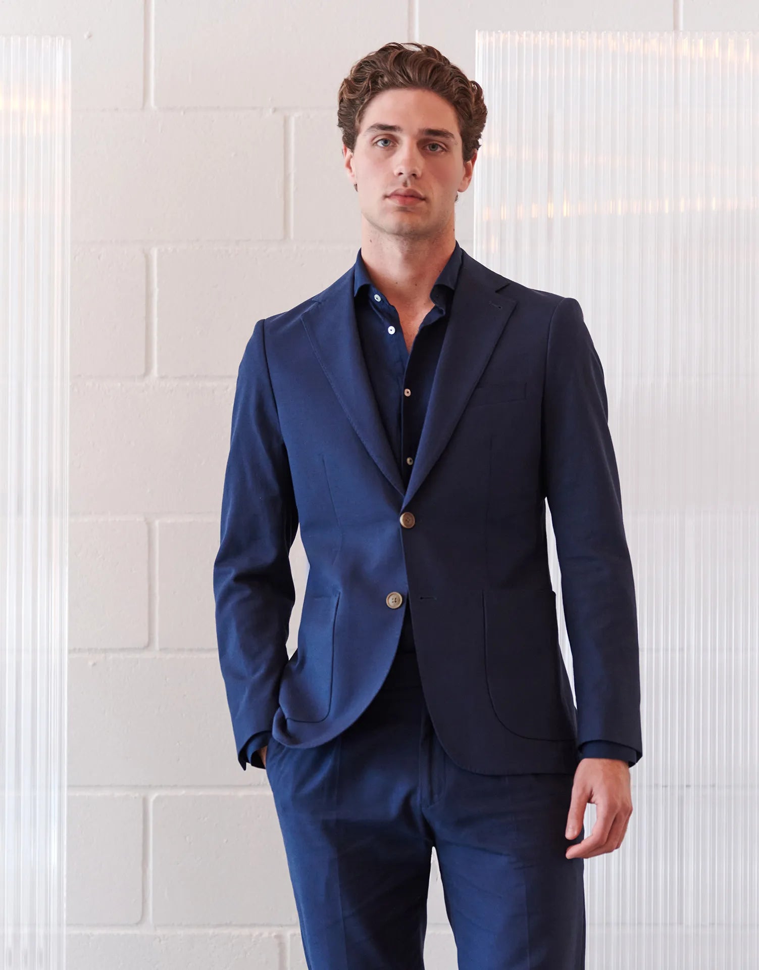 AMERICANA TRAJE LINO