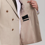 AMERICANA TRAJE CRUZADO LINO