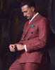 AMERICAN DOUBLE-BREASTED LINEN SUIT
