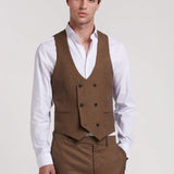 DENIM DOUBLE-SLEEVED SUIT VEST