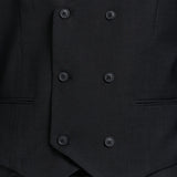 DENIM DOUBLE-SLEEVED SUIT VEST