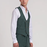 DENIM DOUBLE-SLEEVED SUIT VEST