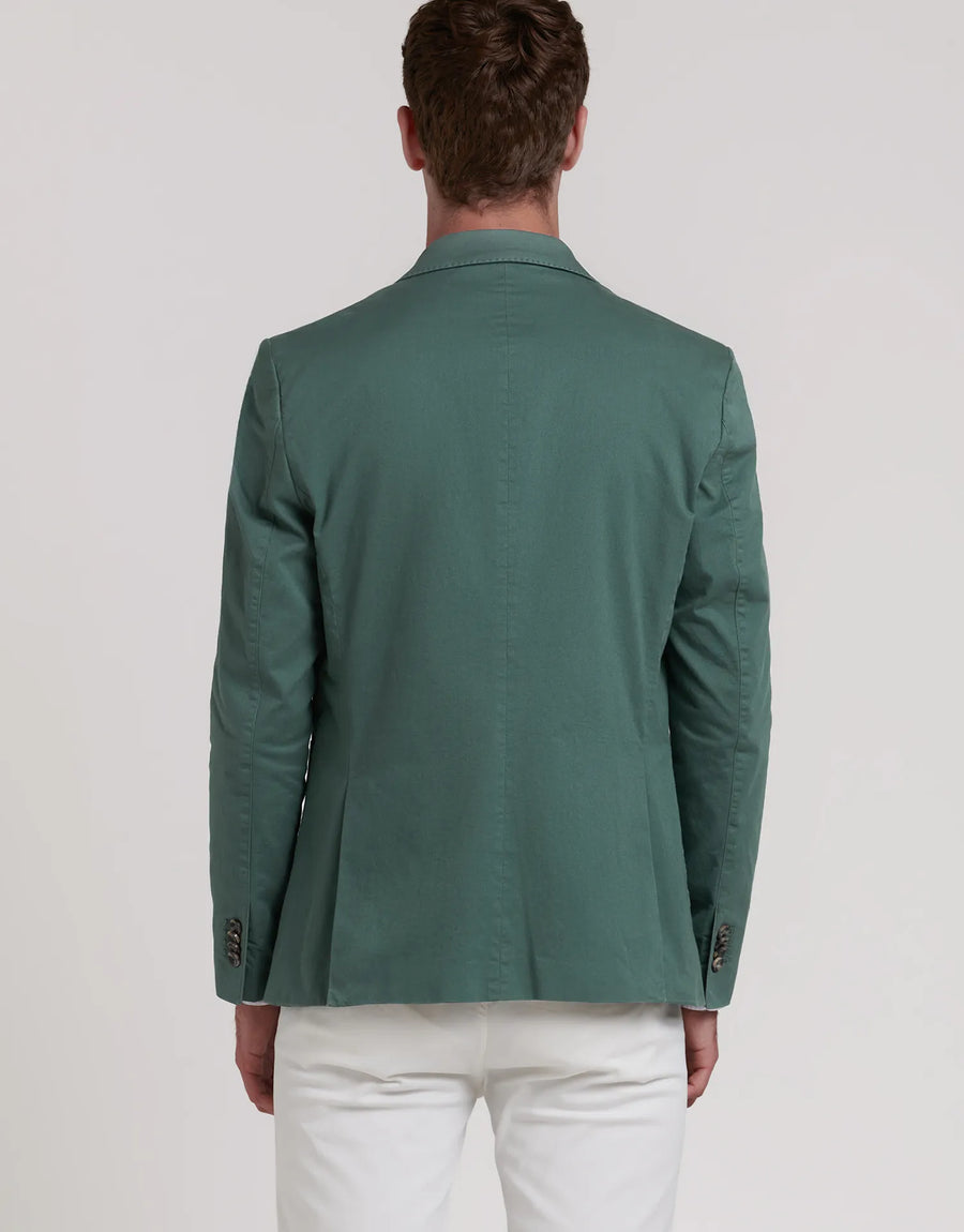 Blazer básico em algodão