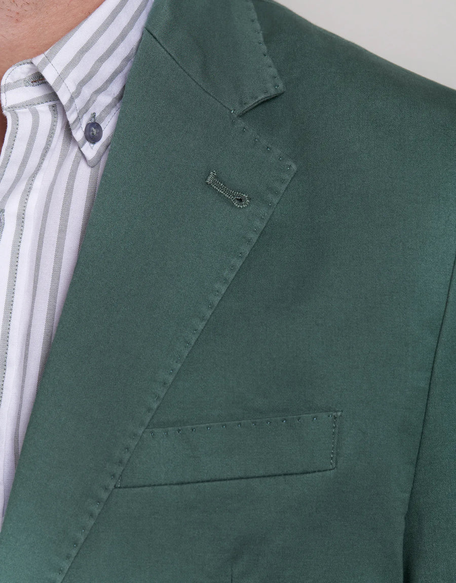 Blazer básico em algodão