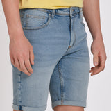 PLAIN DENIM BERMUDA