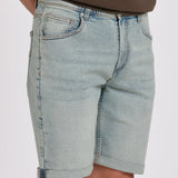 PLAIN DENIM BERMUDA
