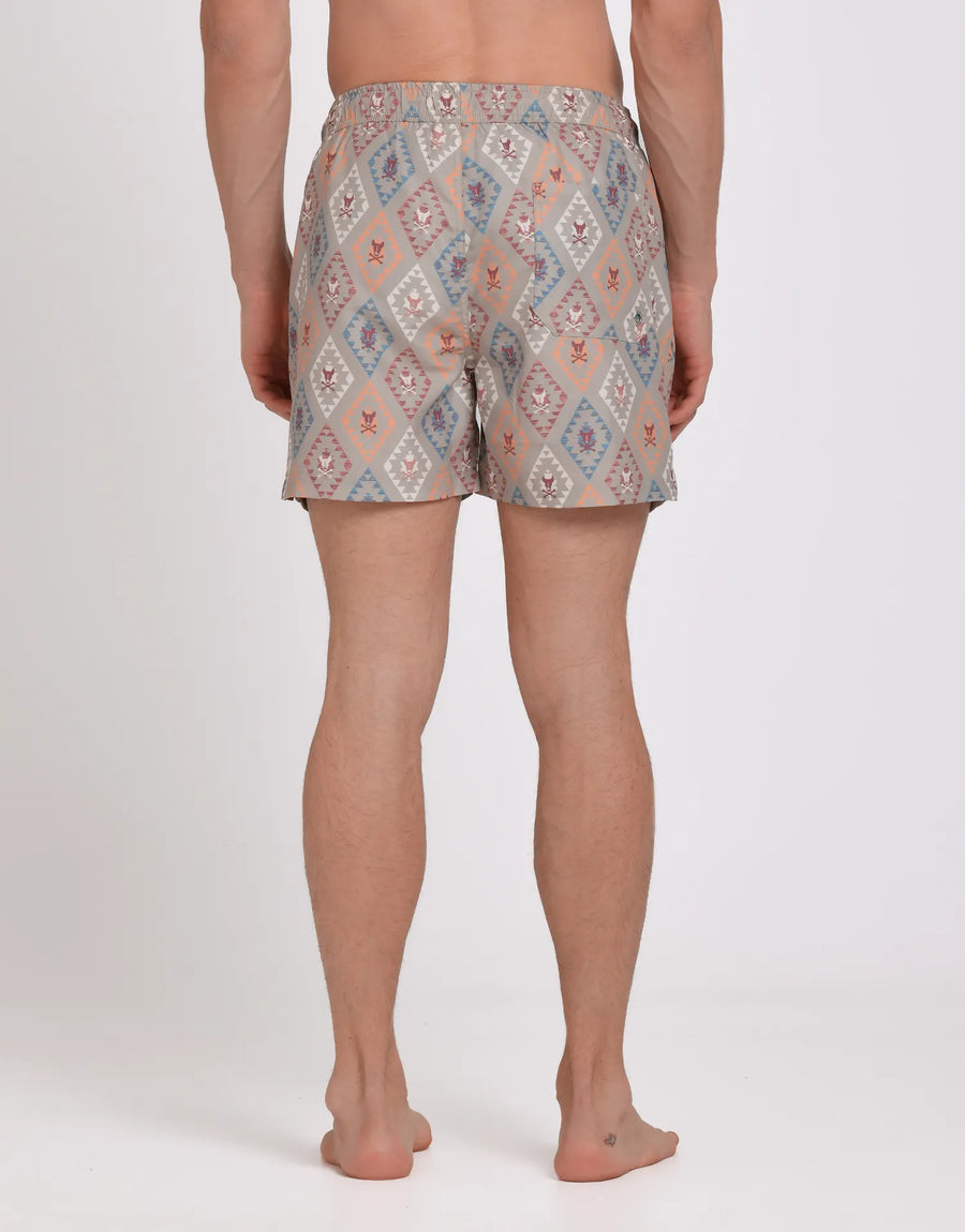 BAÑADOR ESTAMPADO AZTECA