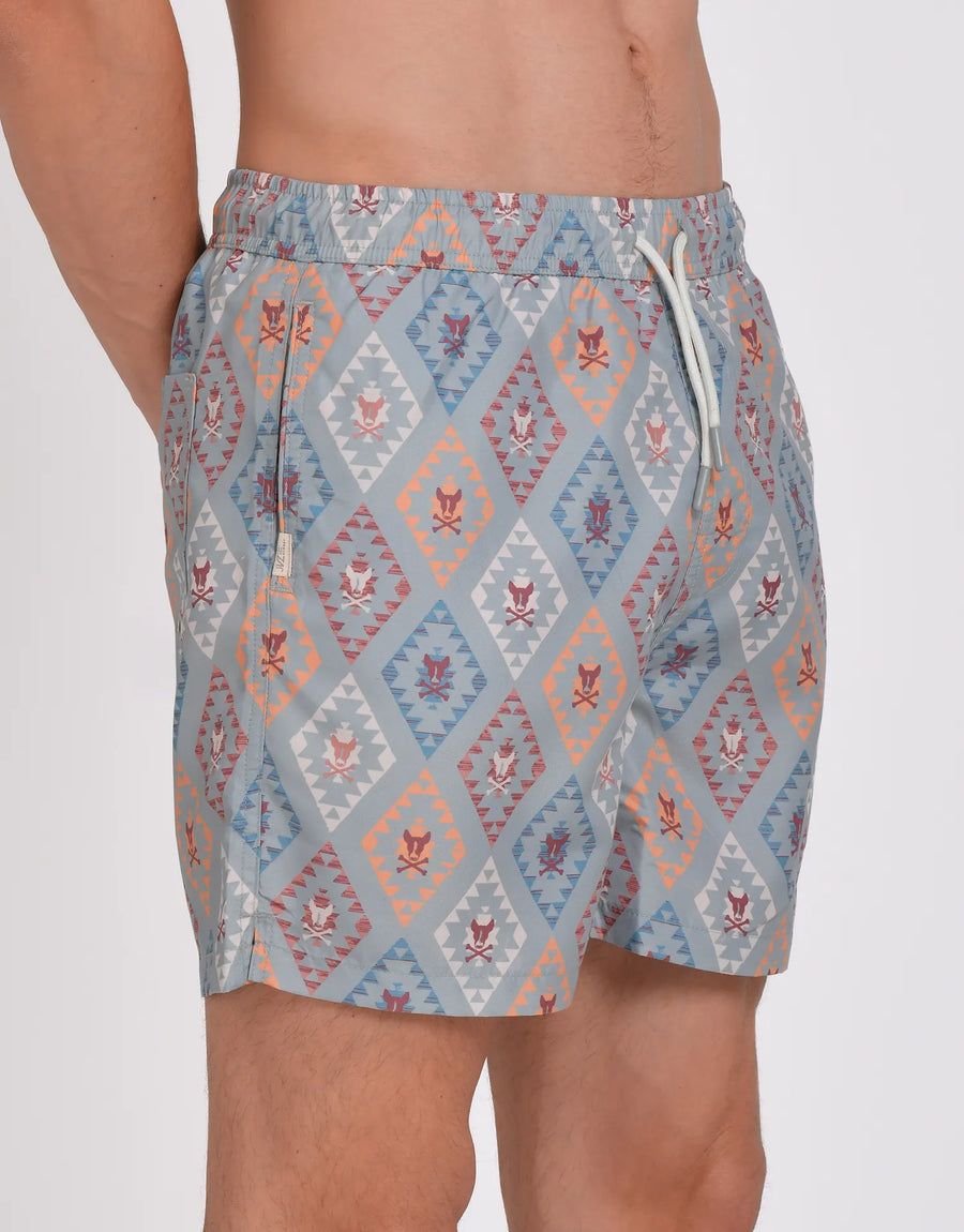 BAÑADOR ESTAMPADO AZTECA