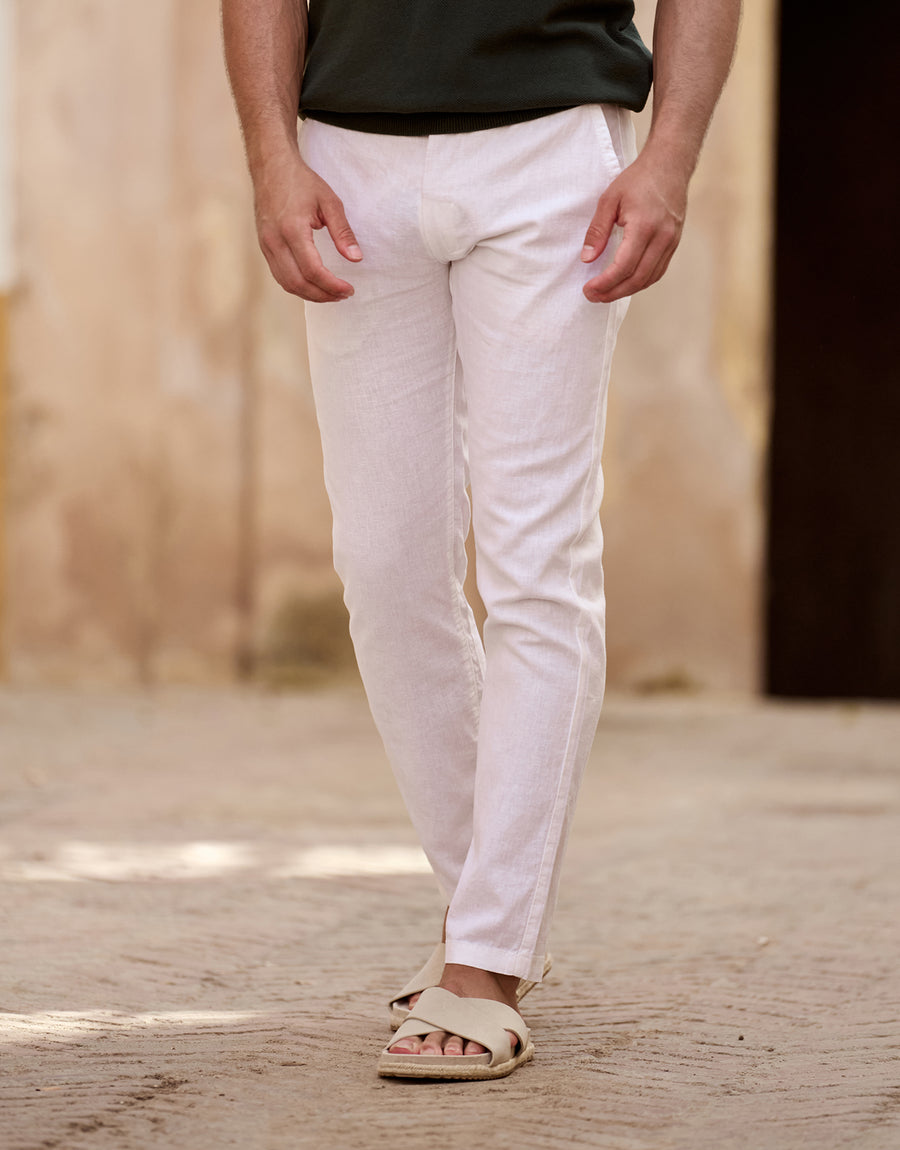 PANTALON LINO LISO