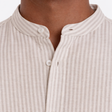 CAMISA LINO C/MAO RAYAS