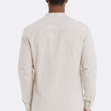 CAMISA LINO C/MAO RAYAS