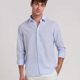 CAMISA LINO BASICA RAYAS