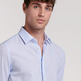 CAMISA LINO BASICA RAYAS