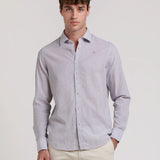 CAMISA LINO BASICA RAYAS