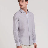 CAMISA LINO BASICA RAYAS