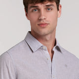CAMISA LINO BASICA RAYAS