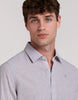 CAMISA LINO BASICA RAYAS
