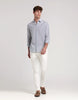 CAMISA LINO BASICA RAYAS