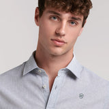 CAMISA LINO BASICA RAYAS