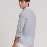 CAMISA LINO BASICA RAYAS
