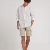 CAMISA LINO CUELLO MAO