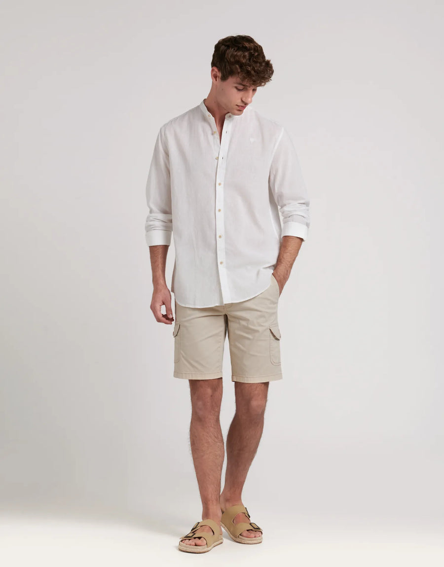 CAMISA LINO CUELLO MAO
