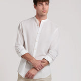 CAMISA LINO CUELLO MAO