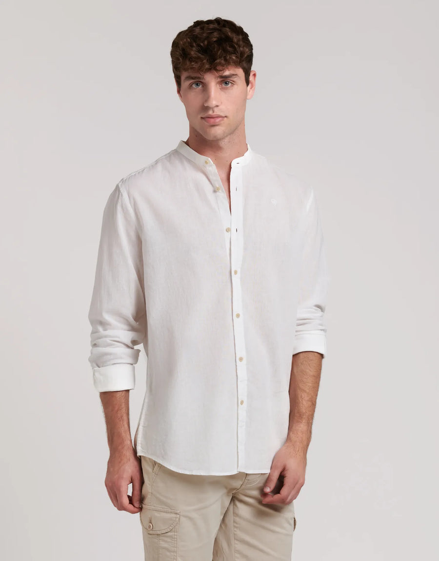 CAMISA LINO CUELLO MAO