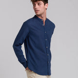 CAMISA LINO CUELLO MAO