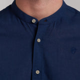 CAMISA LINO CUELLO MAO