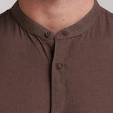 CAMISA LINO CUELLO MAO