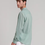 CAMISA LINO CUELLO MAO