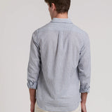 CAMISA POLERA LINO RAYAS