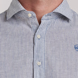 CAMISA POLERA LINO RAYAS