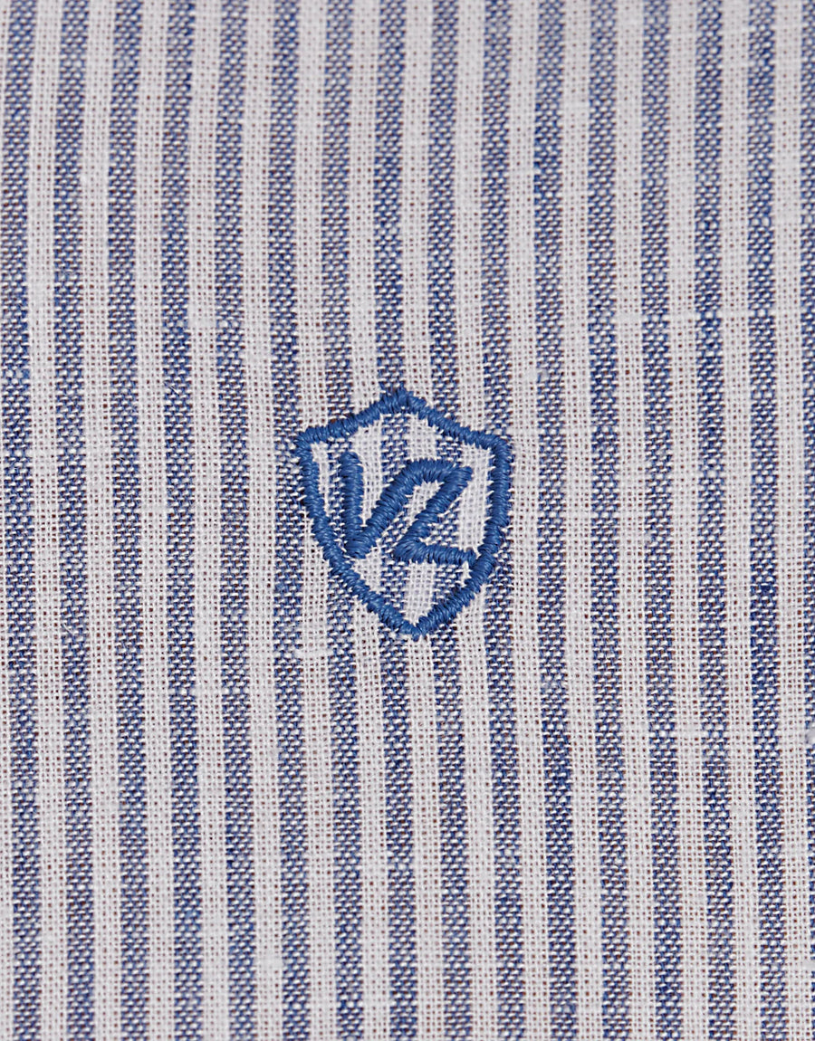 CAMISA POLERA LINO RAYAS