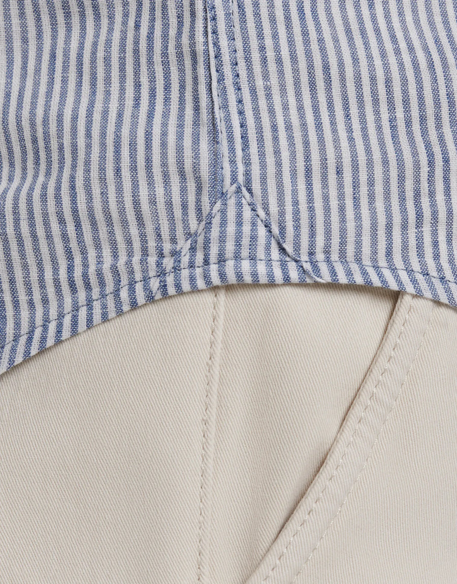 CAMISA POLERA LINO RAYAS